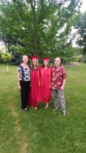 Notice my dad's wearing a Hawaiian shirt...I asked him to wear it. Can't believe he remembered...I'm so proud :) 