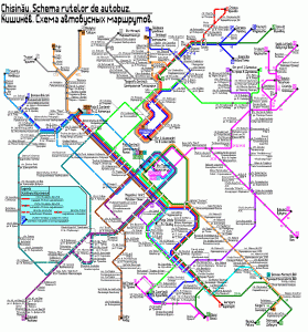 Check out this crazy map of the marshrutka routes in Chisinau (retrieved from: http://www.russia-ukraine-travel.com/chisinau-trains.html)